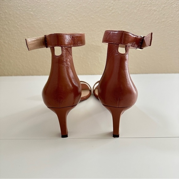 Stuart Weitzman Women's Ankle Strap Open Toe Heels Sandals in Blush Pink sz 8M - Picture 9 of 16